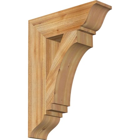 Ekena Millwork Imperial Traditional Rough Sawn Bracket, Western Red Cedar, 6"W x 22"D x 30"H BKT06X22X30IMP01RWR